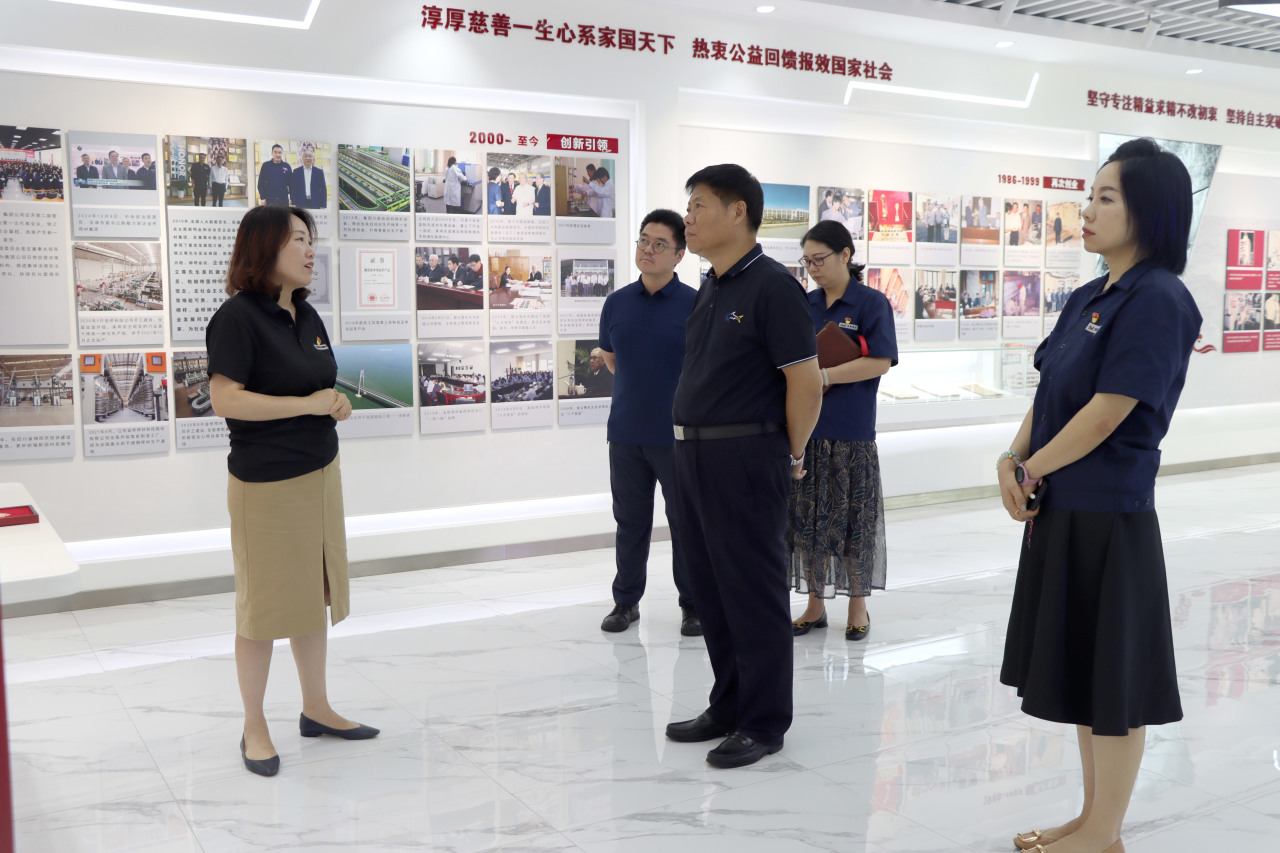 市慈善協(xié)會副會長兼秘書長吳金星到金橋焊材調(diào)研